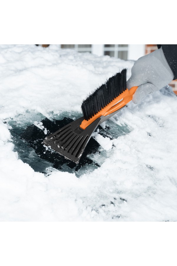 Щетка-сметка для снега со скребком, 400 мм Sparta