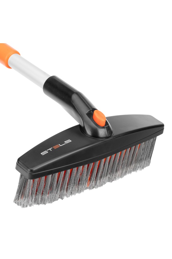 Щетка-сметка для снега со скребком телескопическая Stels