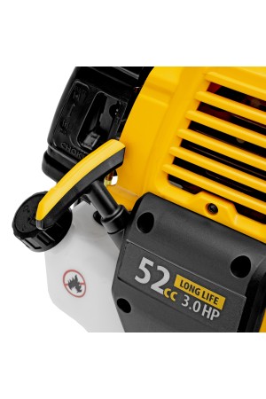 Мотобур DX-52, объём двигателя 52 см3, соединение 20 мм, без шнека Denzel