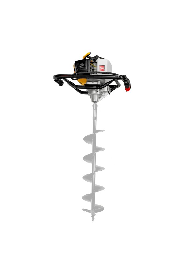 Мотобур DX-52, объём двигателя 52 см3, соединение 20 мм, без шнека Denzel