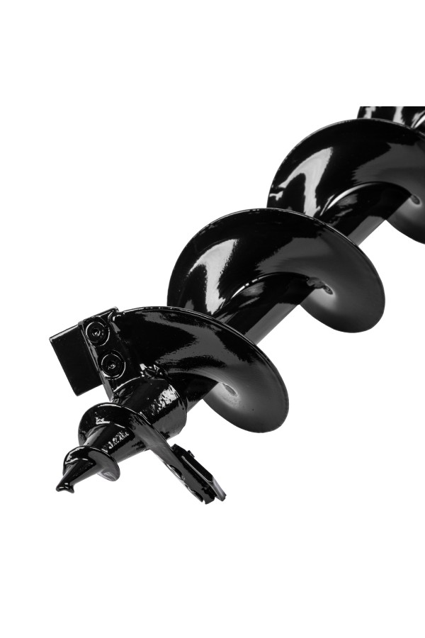 Шнек для грунта ER-100, диаметр 100 мм, длина 800 мм,соединение 20 мм, съемный нож Denzel