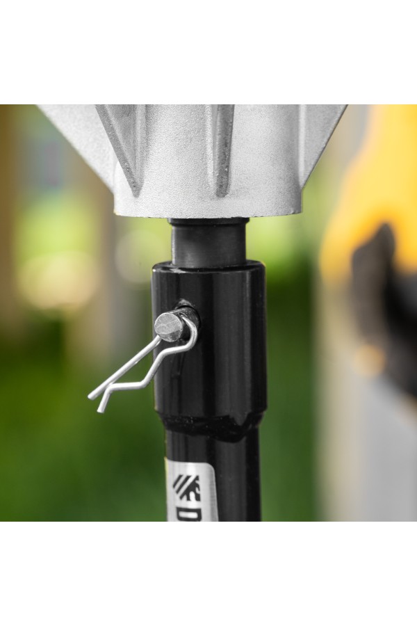 Шнек для грунта ER-150, диаметр 150 мм, длина 800 мм,соединение 20 мм, съемный нож Denzel