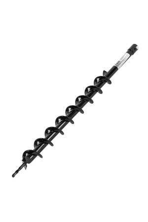 Шнек для грунта E-60, диаметр 60 мм, длина 800 мм,соединение 20 мм, несъемный нож Denzel