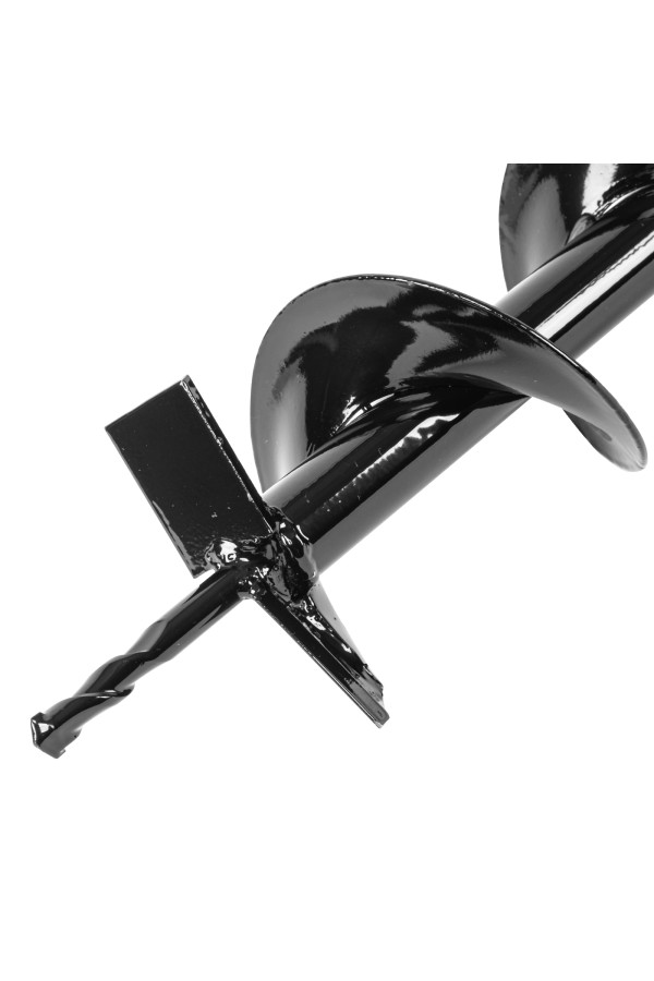 Шнек для грунта E-100, диаметр 100 мм, длина 800 мм,соединение 20 мм, несъемный нож Denzel