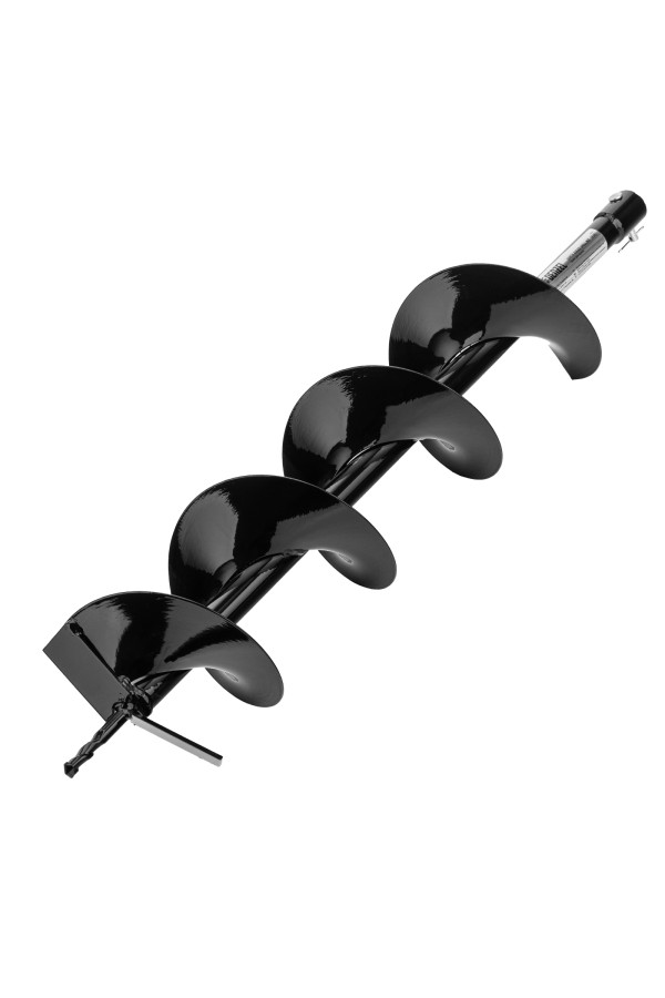 Шнек для грунта E-150, диаметр 150 мм, длина 800 мм,соединение 20 мм, несъемный нож Denzel