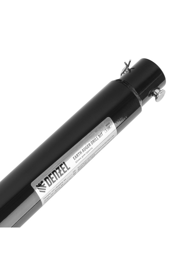 Шнек для грунта E-200, диаметр 200 мм, длина 800 мм,соединение 20 мм, несъемный нож Denzel