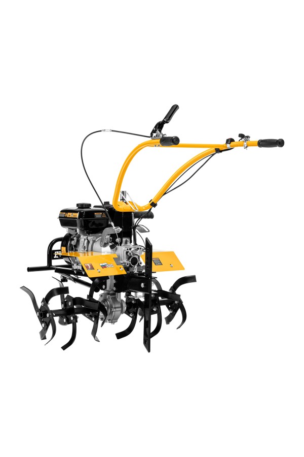 Мотоблок DPT-370X, 7 л.с, дисковое сцепление, ширина 90 см, глубина 35 см, фрез 3 х 4, ВОМ, передачи 3В/1Н Denzel