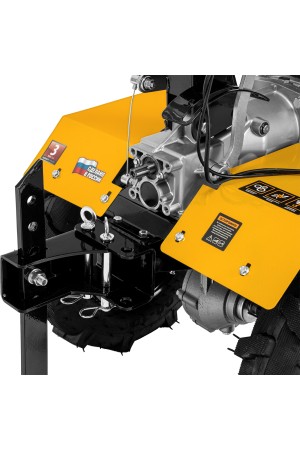 Мотоблок DPT-370X, 7 л.с, дисковое сцепление, ширина 90 см, глубина 35 см, фрез 3 х 4, ВОМ, передачи 3В/1Н Denzel
