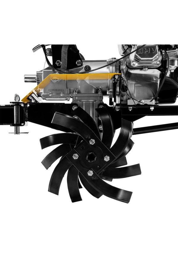 Мотоблок DPT-370X, 7 л.с, дисковое сцепление, ширина 90 см, глубина 35 см, фрез 3 х 4, ВОМ, передачи 3В/1Н Denzel