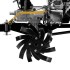 Мотоблок DPT-370X, 7 л.с, дисковое сцепление, ширина 90 см, глубина 35 см, фрез 3 х 4, ВОМ, передачи 3В/1Н Denzel