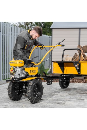 Мотоблок DPT-270S, 7 л.с., ремен.сцеп, фрез 3х4, ШОМ, передачи 2В/1Н Denzel