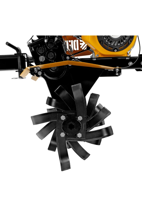 Мотоблок DPT-370S, 7 л.с., ремен.сцеп, фрез 3х4, ШОМ, передачи 3В/1Н Denzel