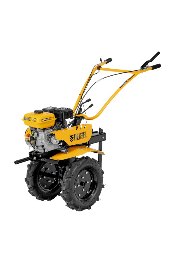 Мотоблок DPT-370S, 7 л.с., ремен.сцеп, фрез 3х4, ШОМ, передачи 3В/1Н Denzel