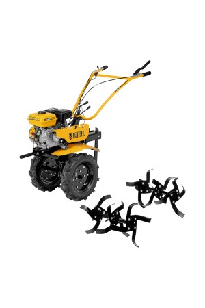 Мотоблок DPT-370S, 7 л.с., ремен.сцеп, фрез 3х4, ШОМ, передачи 3В/1Н Denzel