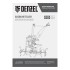 Мотоблок DPT-270SB, 7 л.с., ремен.сцеп, фрез 3х4, ШОМ, без колес, передачи 2В/1Н// Denzel