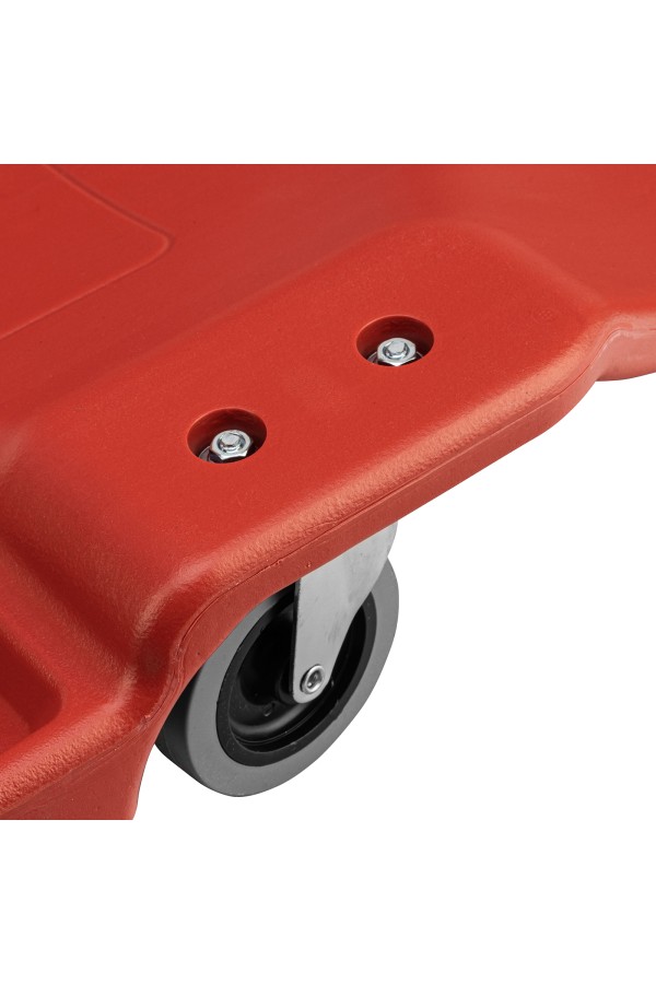 Лежак ремонтный на шести колесах, 1000 х 475 х 128 мм, пластиковый Matrix