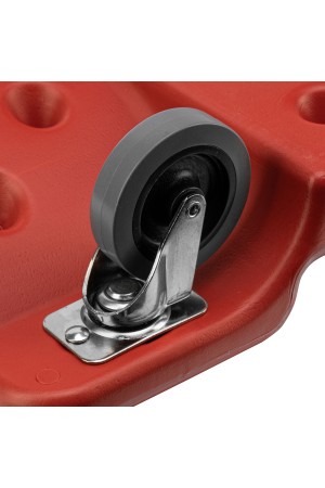 Лежак ремонтный на шести колесах, 1000 х 475 х 128 мм, пластиковый Matrix