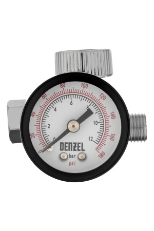 Регулятор давления с манометром для краскораспылителя K1500, 12 бар, 1/4