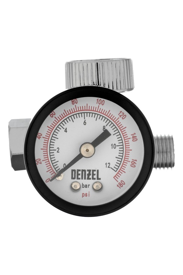 Регулятор давления с манометром для краскораспылителя K1500, 12 бар, 1/4