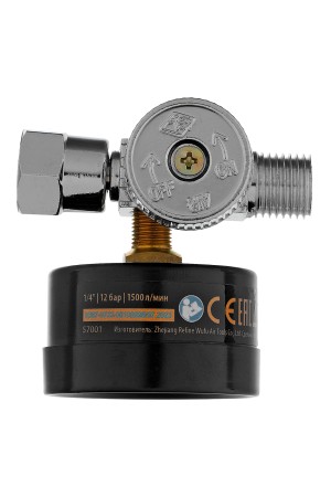 Регулятор давления с манометром для краскораспылителя K1500, 12 бар, 1/4