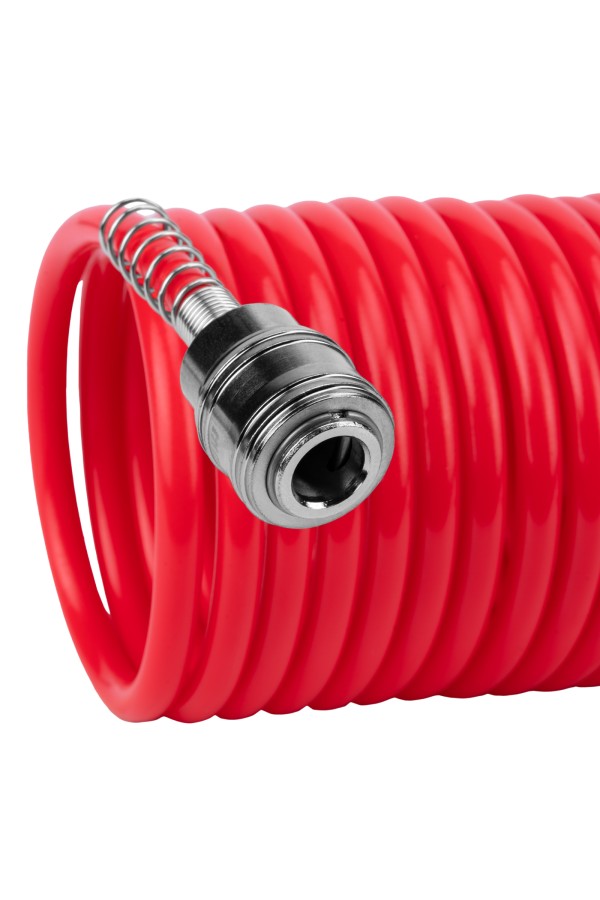 Шланг спиральный воздушный, 10 м, с быстросъемными соединениями Matrix