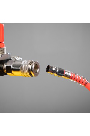 Шланг спиральный воздушный, 15 м, с быстросъемными соединениями Matrix