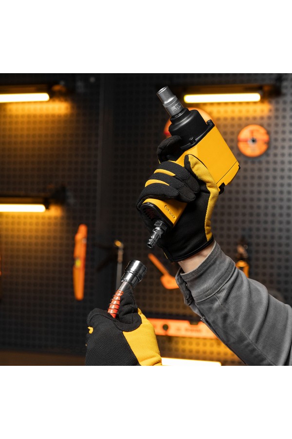 Шланг спиральный воздушный 8 х 12 мм, 18 бар, с быстросъемными соединениями, 10м Stels