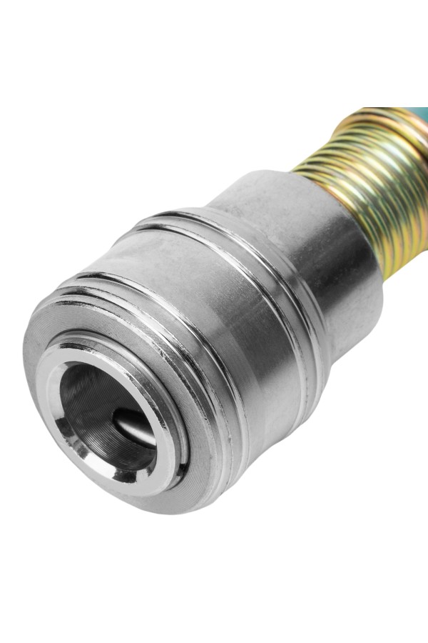 Шланг спиральный воздушный 8 х 12 мм, 18 бар, с быстросъемными соединениями, 10м Stels