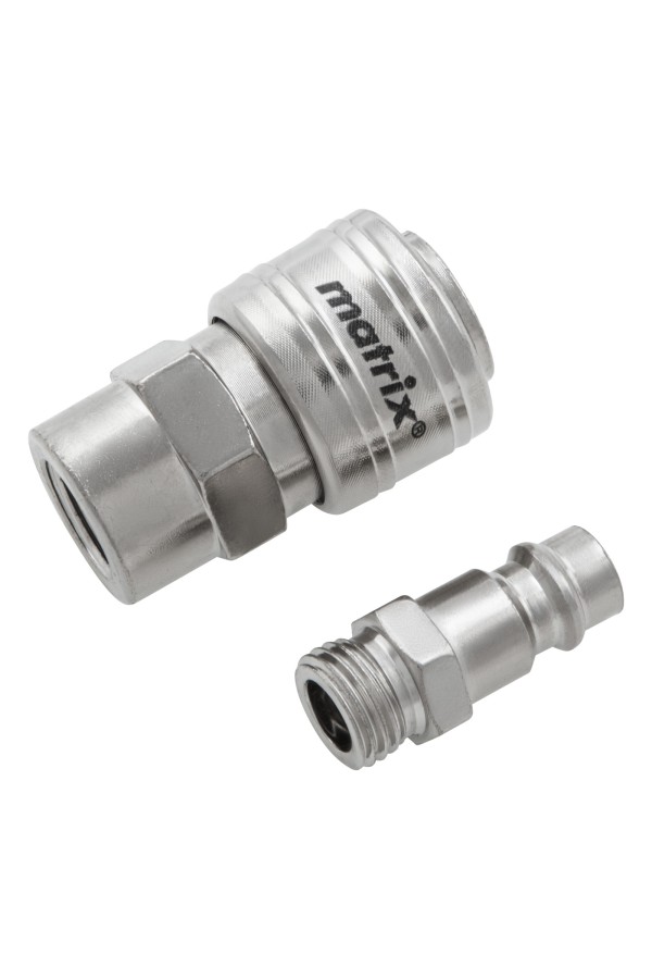 Набор переходников, быстросъемное соединение, резьбовое соед, 2 шт, внутр. D 1/4 Matrix