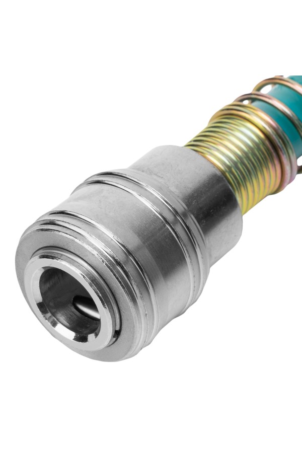 Шланг спиральный воздушный 8 х 12 мм, 18 бар, с быстросъемными соединениями, 15 м Stels