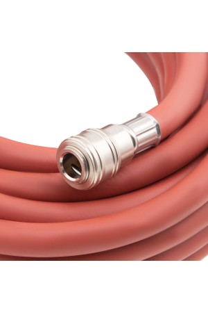 Шланг пневматический резиновый, 10 x 16 мм, 24 бар, армированный, быстросъемное соединение, 10 м Stels