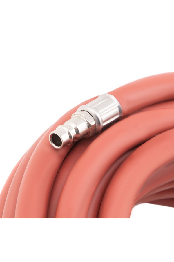 Шланг пневматический резиновый, 10 x 16 мм, 24 бар, армированный, быстросъемное соединение, 10 м Stels