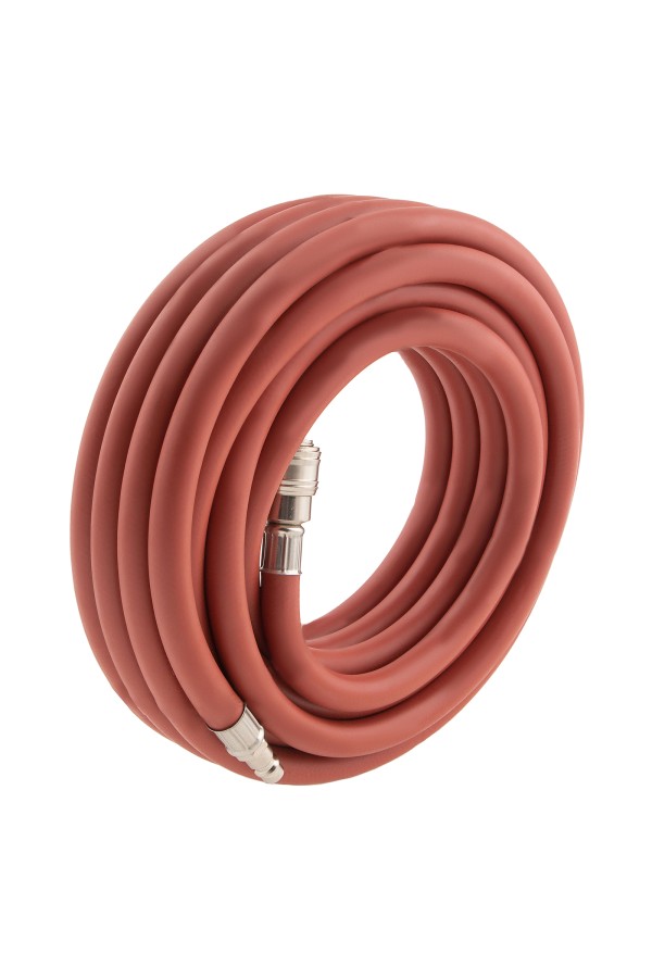 Шланг пневматический резиновый, 10 x 16 мм, 24 бар, армированный, быстросъемное соединение, 10 м Stels