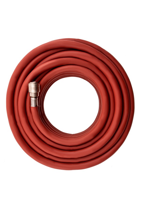 Шланг пневматический резиновый, 10 x 16 мм, 24 бар, армированный, быстросъемное соединение, 20 м Stels