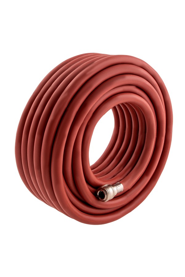 Шланг пневматический резиновый, 10 x 16 мм, 24 бар, армированный, быстросъемное соединение, 20 м Stels