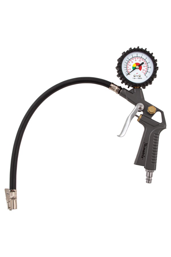 Набор пневмоинструмента, 5 предметов, быстросъемное соединение, краскораспылитель с нижним бачком Matrix