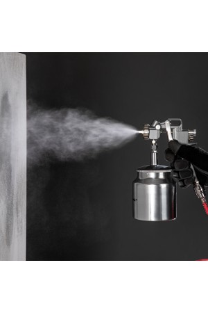 Набор пневмоинструмента, 5 предметов, быстросъемное соединение, краскораспылитель с нижним бачком// Matrix