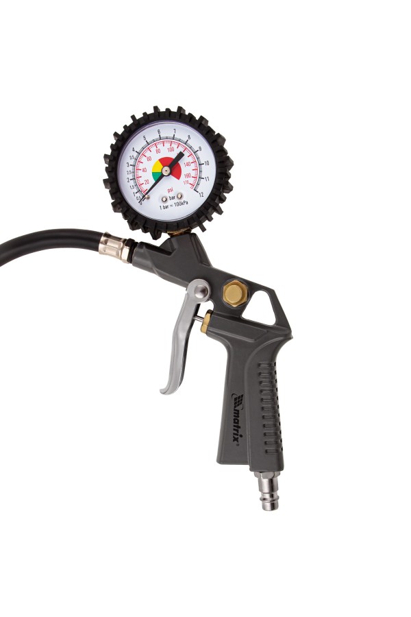 Набор пневмоинструмента, 5 предметов, быстросъемное соединение, краскораспылитель с нижним бачком Matrix