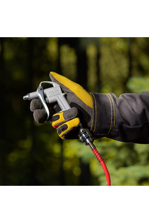 Набор пневмоинструмента, 5 предметов, быстросъемное соединение, краскораспылитель с нижним бачком Matrix