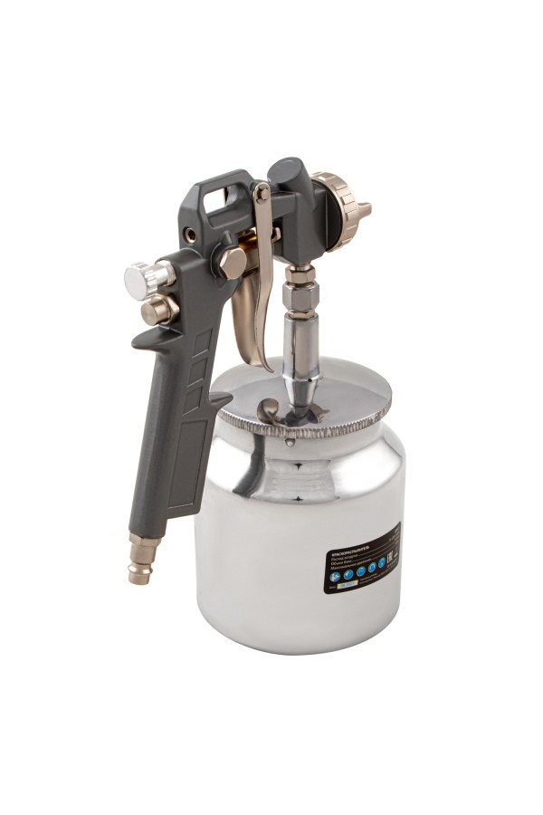 Набор пневмоинструмента, 5 предметов, быстросъемное соединение, краскораспылитель с нижним бачком Matrix