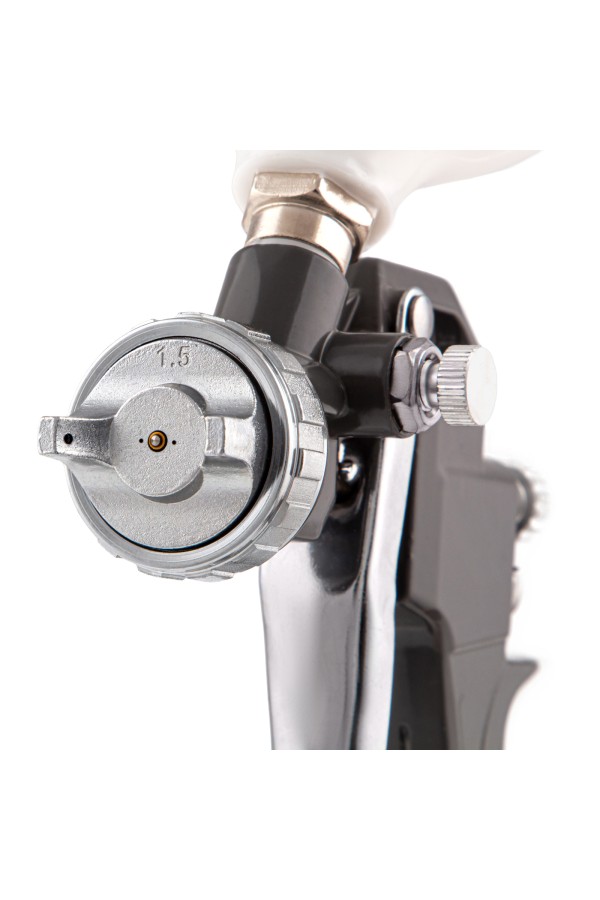 Набор пневмоинструмента, 5 предметов, быстросъемное соединение, краскораспылитель с верхним бачком Matrix