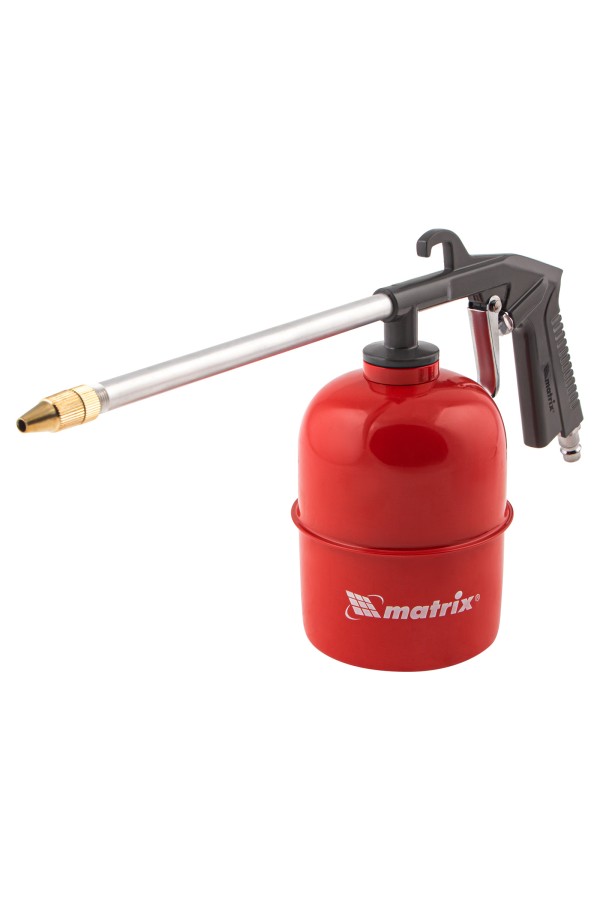 Набор пневмоинструмента, 5 предметов, быстросъемное соединение, краскораспылитель с верхним бачком Matrix
