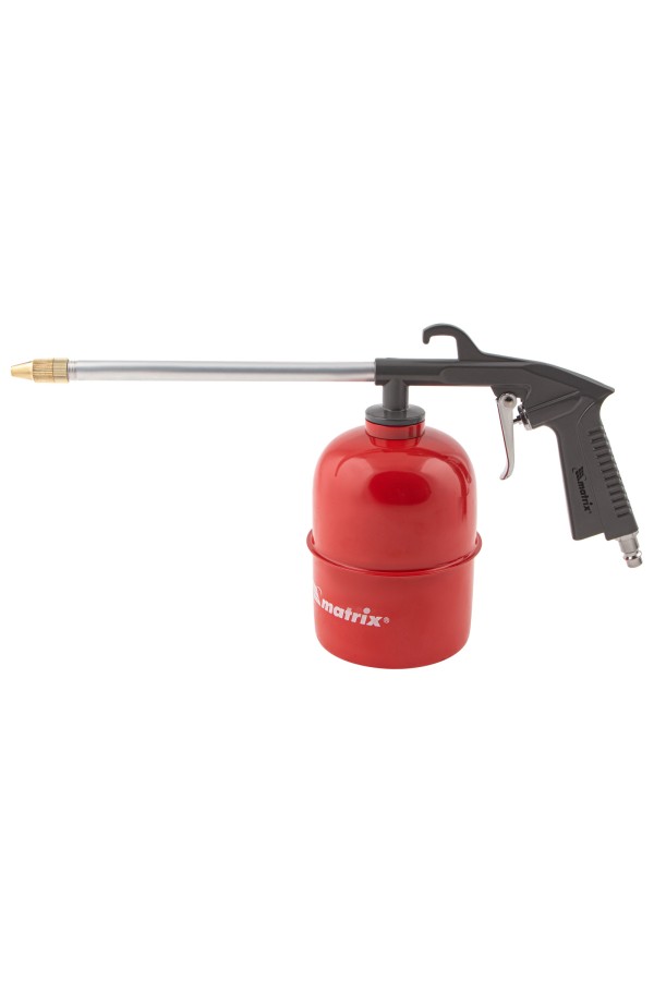 Набор пневмоинструмента, 5 предметов, быстросъемное соединение, краскораспылитель с верхним бачком Matrix