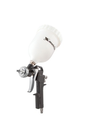 Набор пневмоинструмента, 5 предметов, быстросъемное соединение, краскораспылитель с верхним бачком Matrix