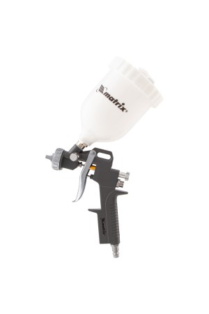 Набор пневмоинструмента, 5 предметов, быстросъемное соединение, краскораспылитель с верхним бачком Matrix