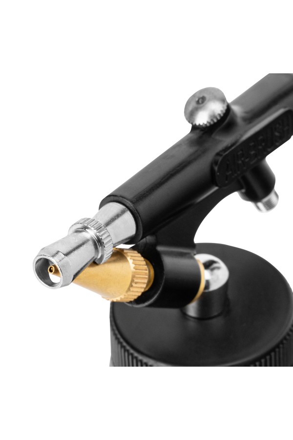 Аэрограф с нижним бачком AB2, 0,8 мм, 22 мл, 11 л/мин Denzel