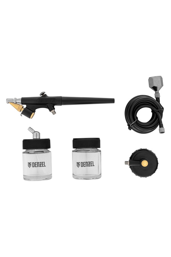Аэрограф с нижним бачком AB2, 0,8 мм, 22 мл, 11 л/мин Denzel