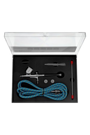 Аэрограф с верхним бачком AB1, 0.2/0.3/0.5 мм, 7 мл, 9 л/мин Denzel