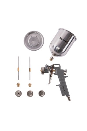Краскораспылитель пневматический с верхним бачком V 0.6 л, сопло D 1.2, 1.5 и 1.8 мм Matrix