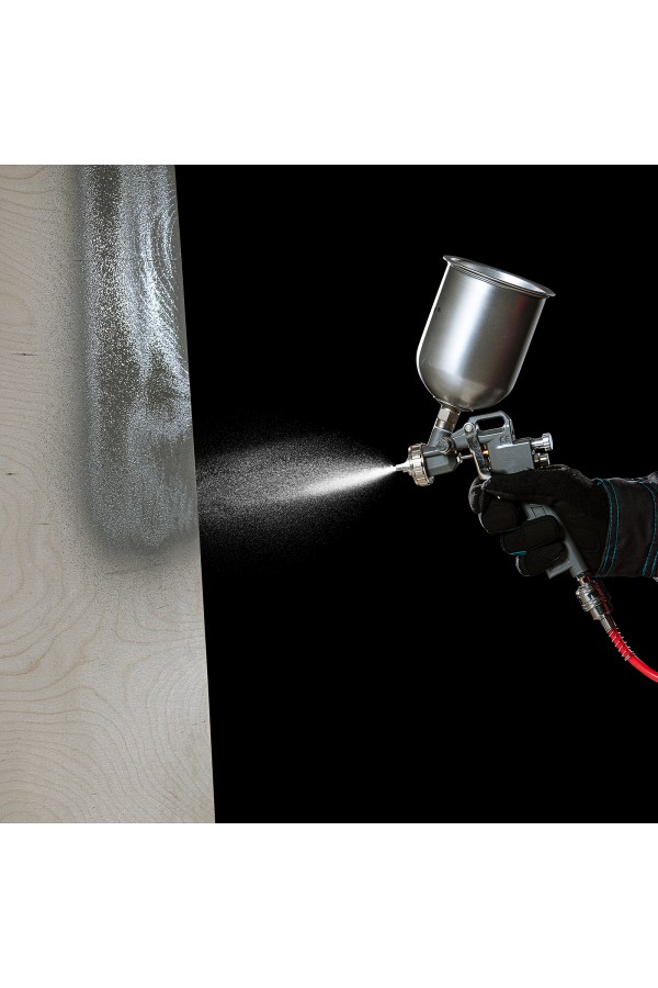 Краскораспылитель пневматический с верхним бачком V 0.6 л, сопло D 1.2, 1.5 и 1.8 мм Matrix